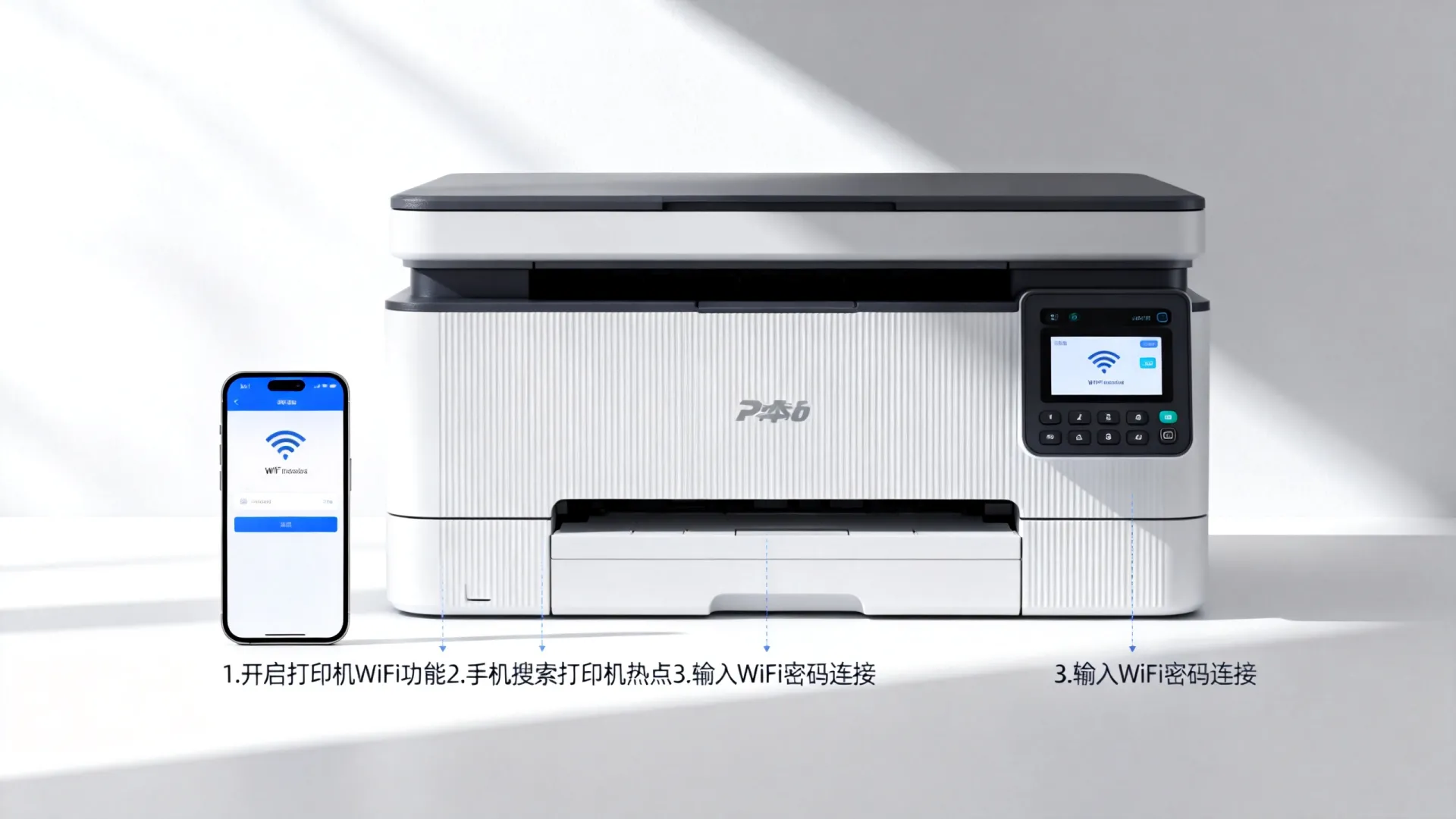 奔图打印机怎样连接无线