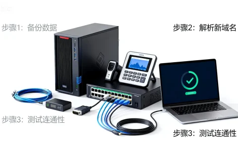 服务器迁移域名更换，具体操作步骤是什么？如何确保域名顺利切换？