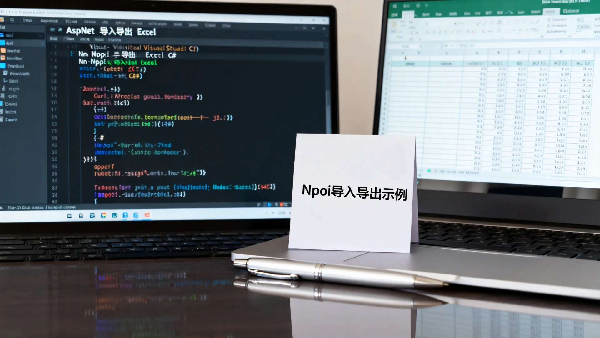AspNet怎么用Npoi导入导出Excel