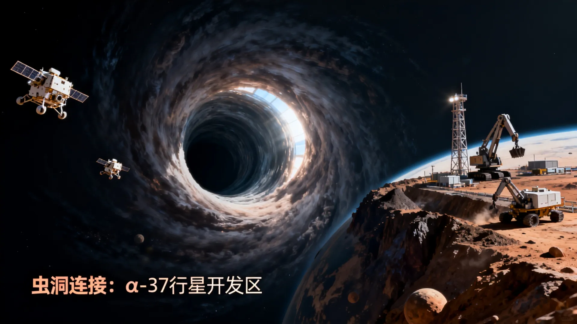 虫洞如何实现行星开发?揭秘星际旅行新突破! 虫洞如何实现行星开发