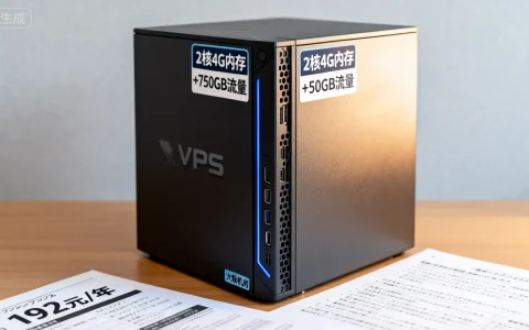 日本VPS这么便宜？192元/年2核4G内存+750GB流量大阪机房