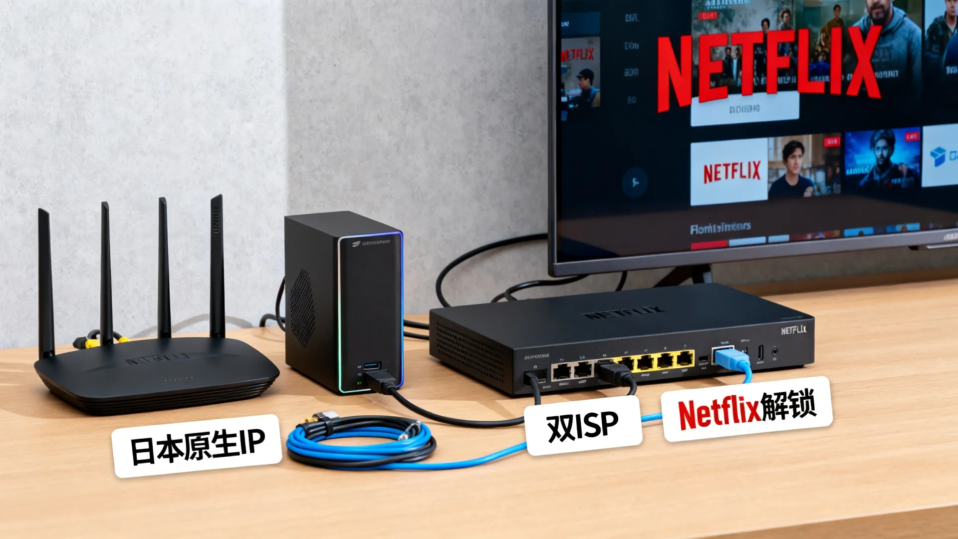 日本原生IP VPS选哪家?家宅双ISP解锁Netflix更稳定 日本原生IP VPS选哪家?家宅双ISP解锁Netflix更稳定