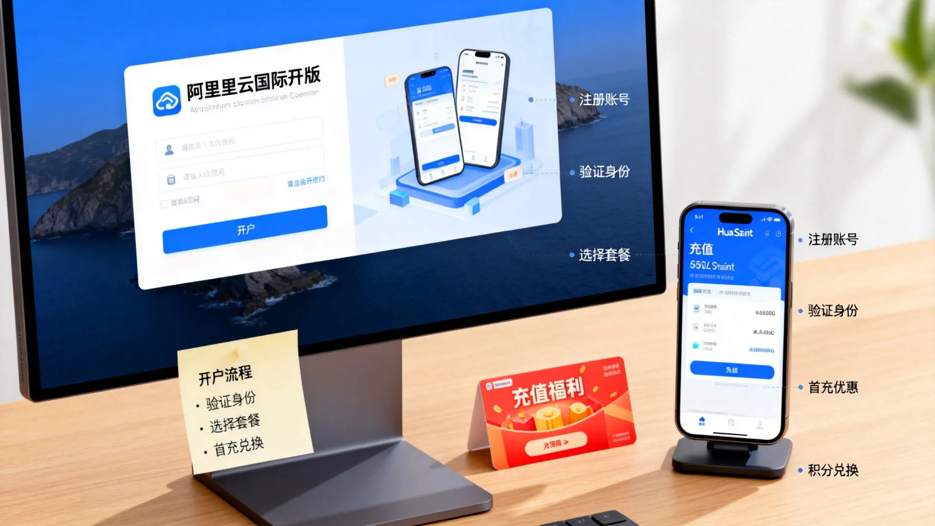2026阿里云国际版 开户全攻略:通过分销商HuaSaint轻松上云,享专属充值福利 - 三网优化 通过分销商HuaSaint轻松上云