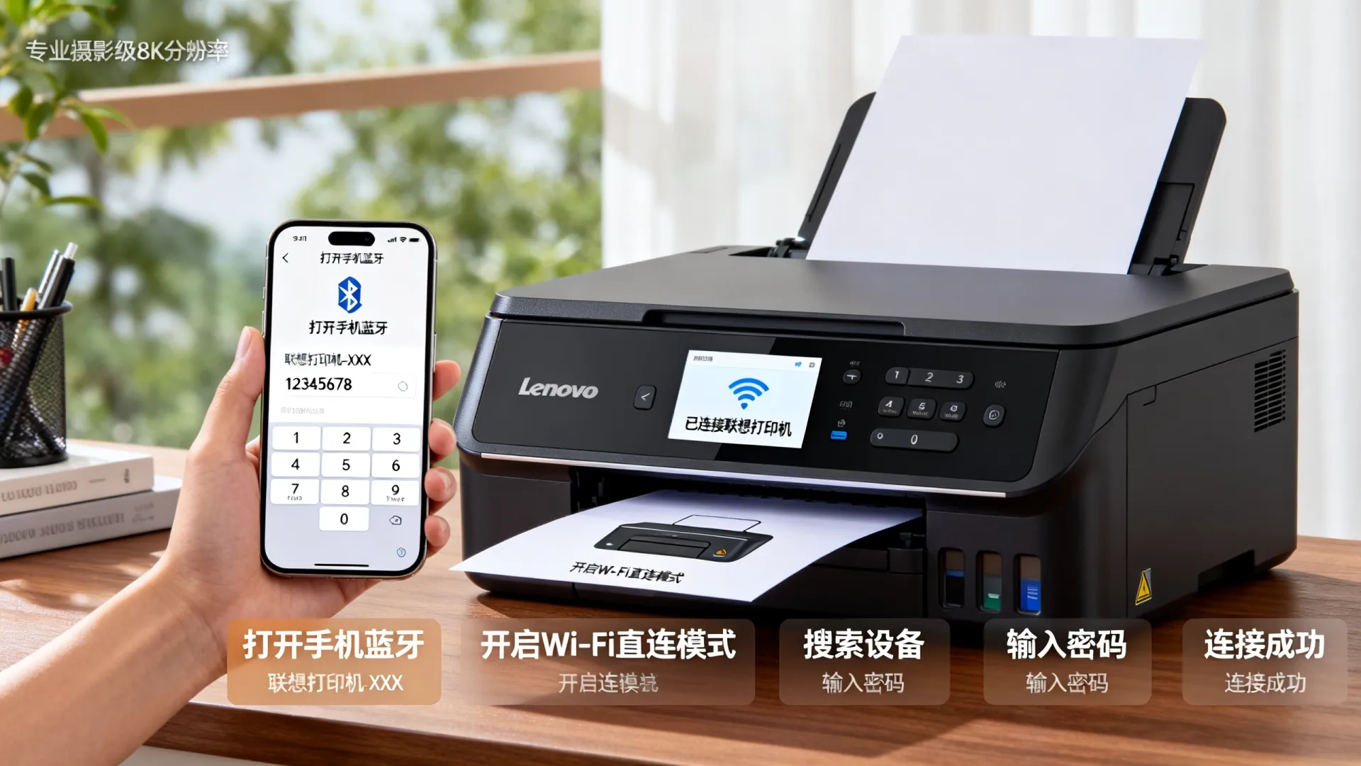 联想打印机手机连接打印机步骤