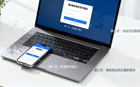服务器登录提示账号错误？3步解决密码失效问题