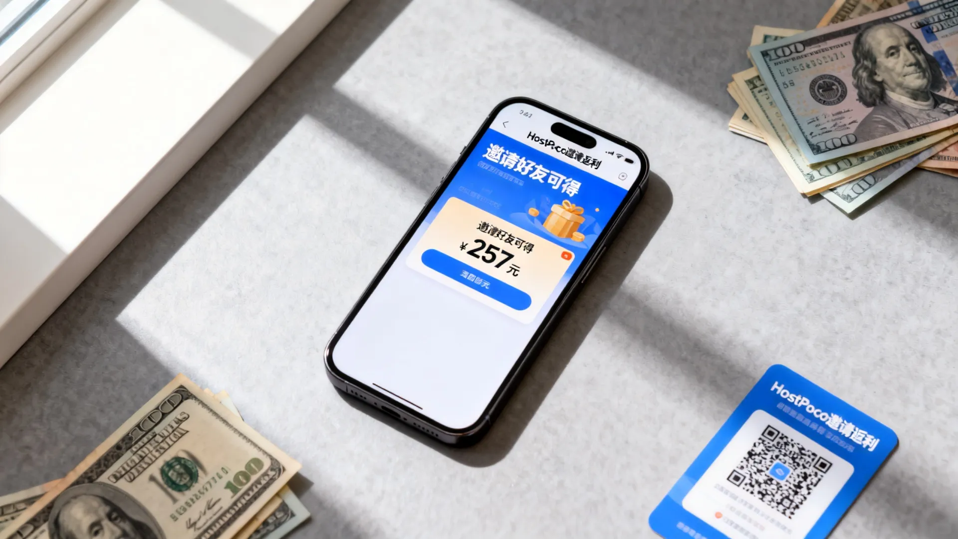 HostPoco邀请返利真能拿257元?邀请返利怎么赚钱,邀请返利 HostPoco邀请返利真能拿257元