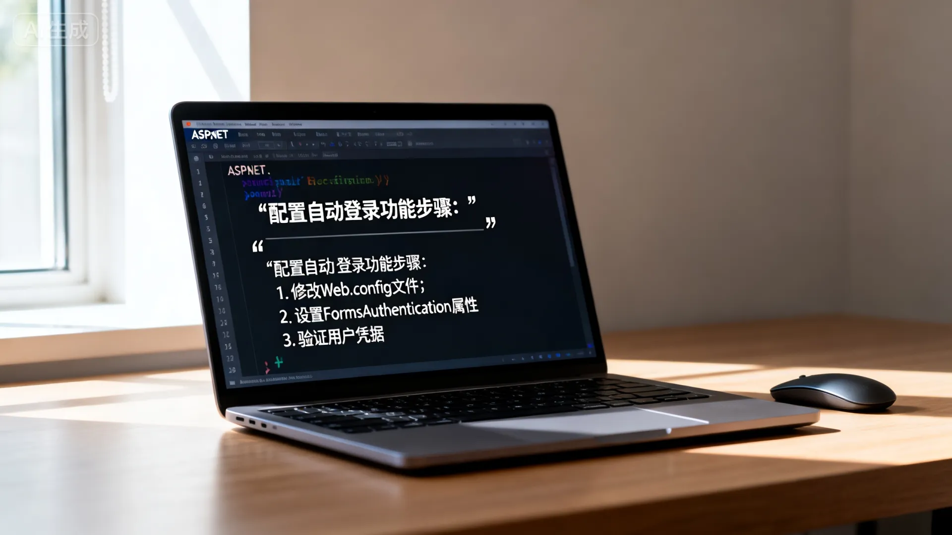 在ASP.NET中如何配置自动登录功能? 在ASP.NET中如何配置自动登录功能?