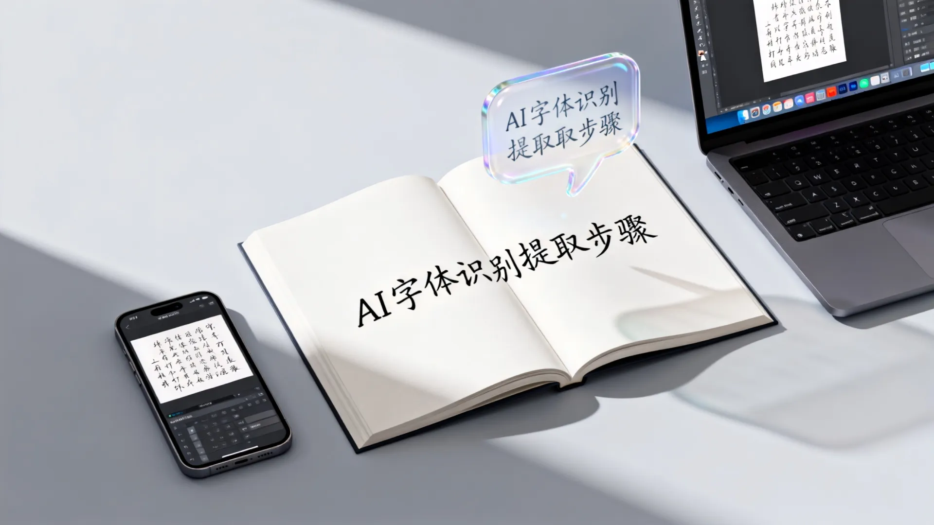 ai里字体识别提取文字编辑