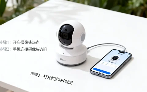 无网络监控摄像头怎么连接手机，不用WiFi怎么连？