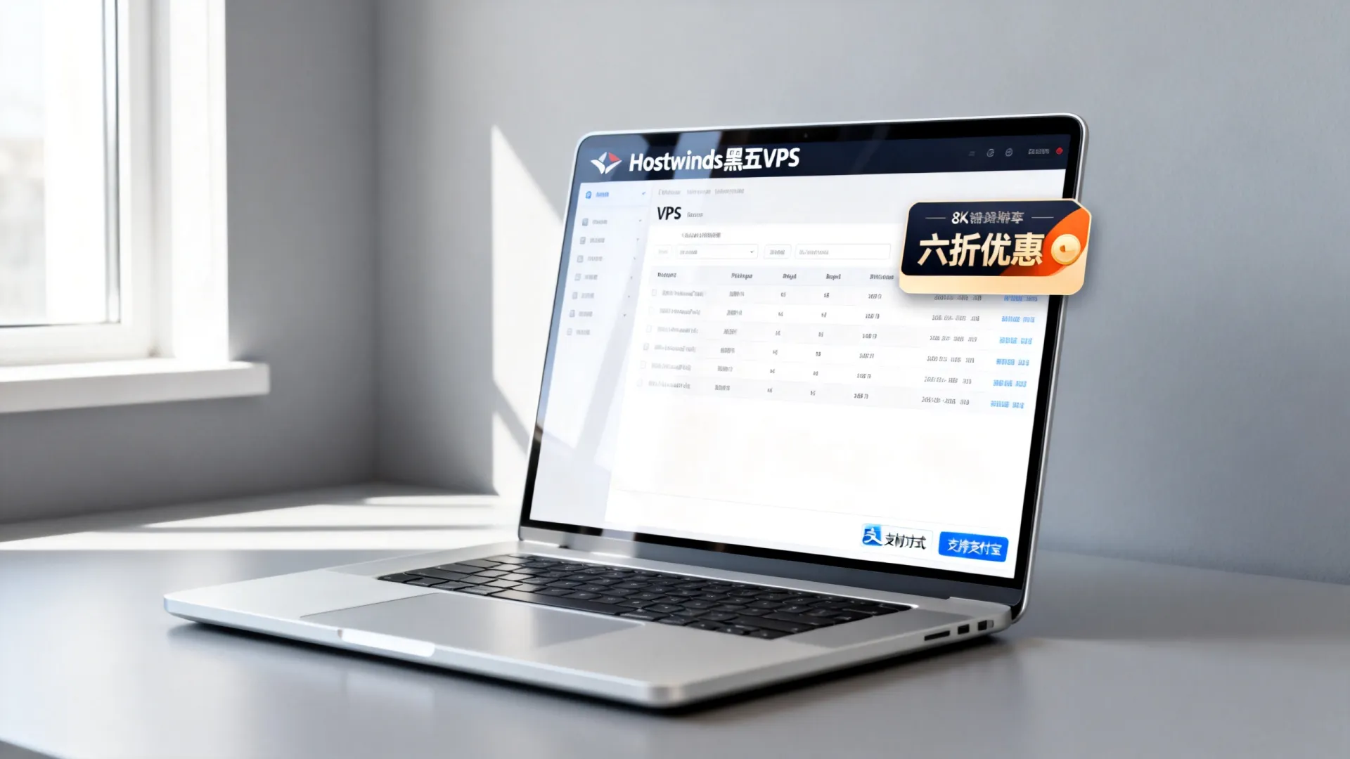 限时优惠 #黑五#Hostwinds全托管Linux VPS/Windows VPS六折,支持支付宝/Paypal,免费换IP【站长推荐】,流量用不完 Hostwinds全托管Linux VPS