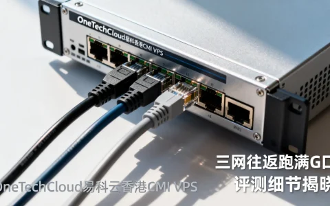 OneTechCloud易科云香港CMI VPS带宽直连体验如何？三网往返跑满G口，评测细节揭晓！
