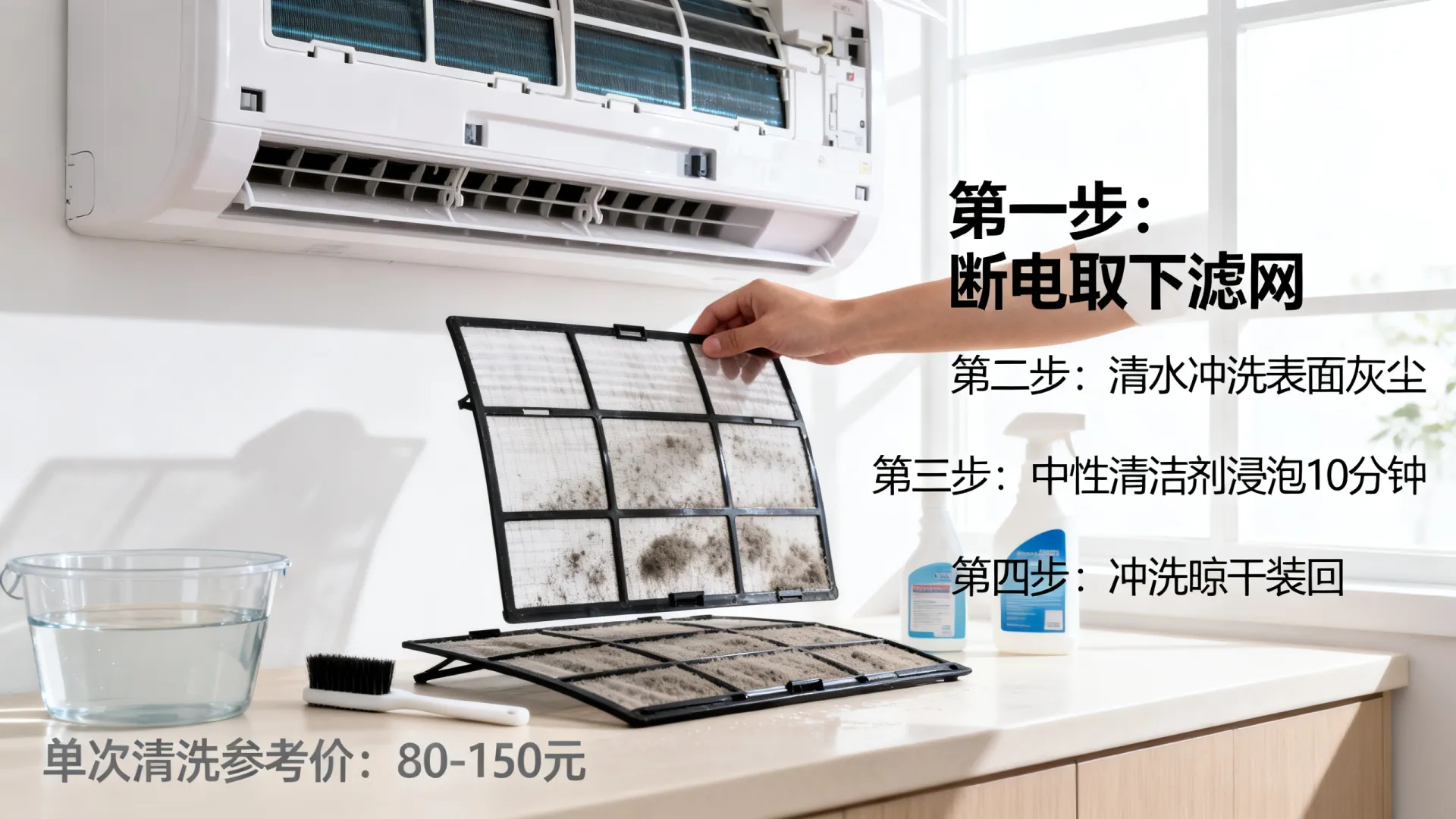 如何自己清洗空调滤网?|空调清洗价格一般多少钱一次 如何自己清洗空调滤网?|空调清洗价格一般多少钱一次