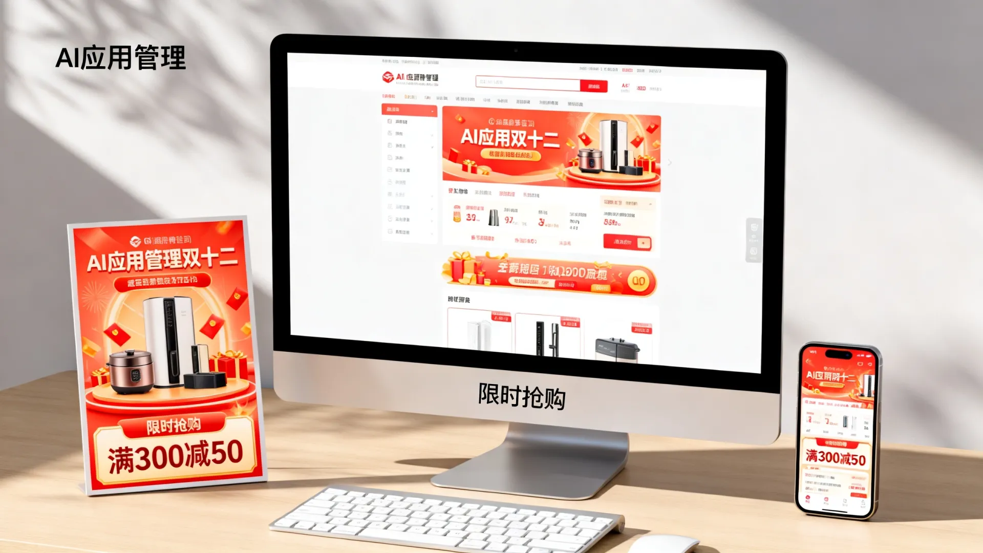 AI应用管理双十二促销活动