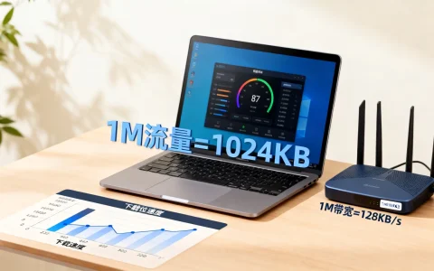 带宽1M等于多少流量？1M带宽实际下载速度是多少