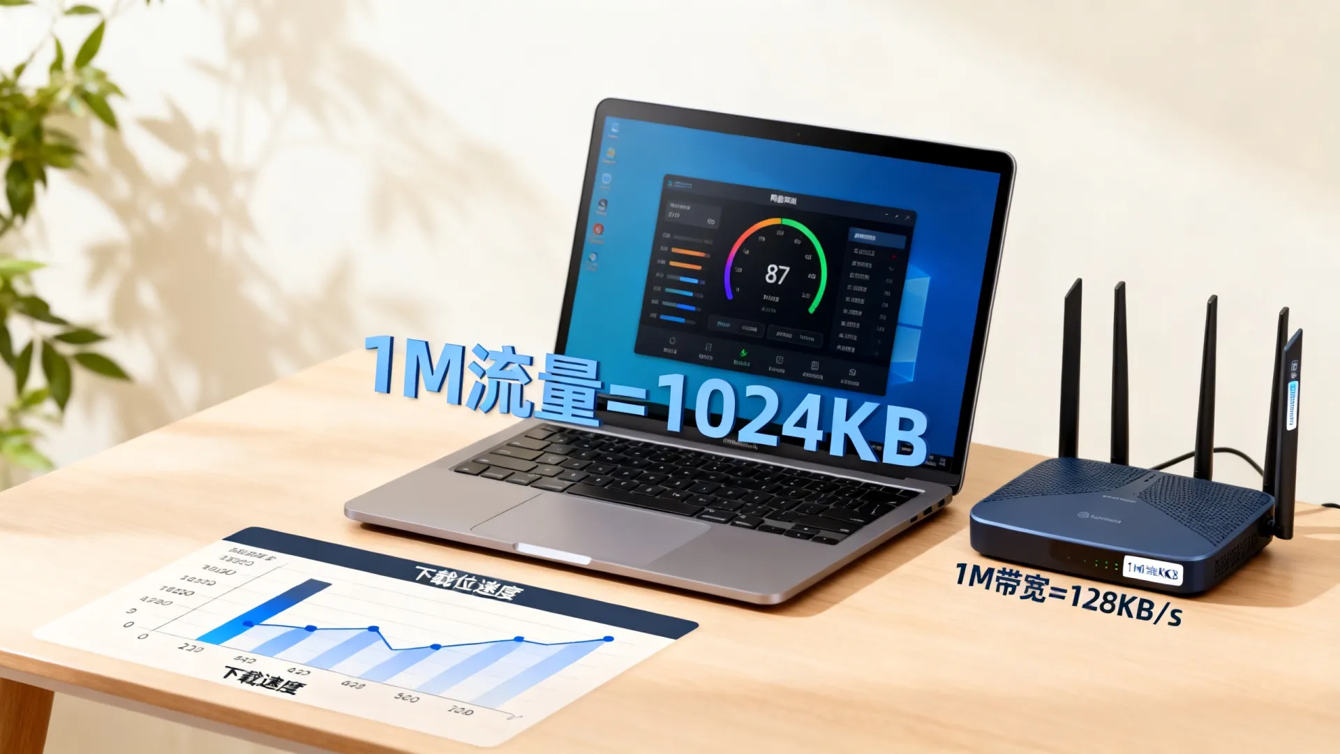 带宽1M等于多少流量
