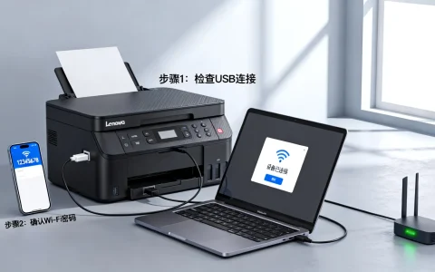联想打印机怎样连接电脑，连接不上怎么解决？