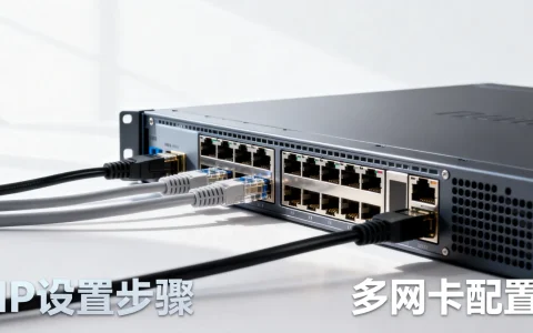 服务器多网卡怎么配置？多网卡如何设置不同IP？