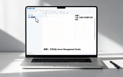 ASP.NET附加数据库详细步骤？如何操作教程分享