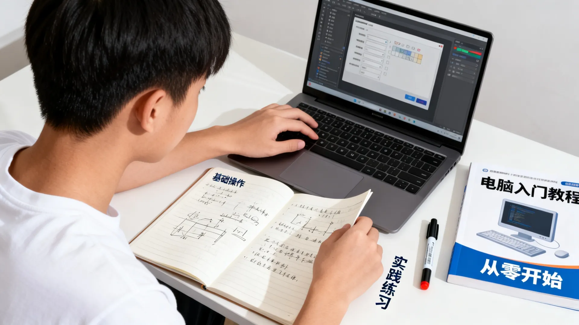 新手从零学电脑入门