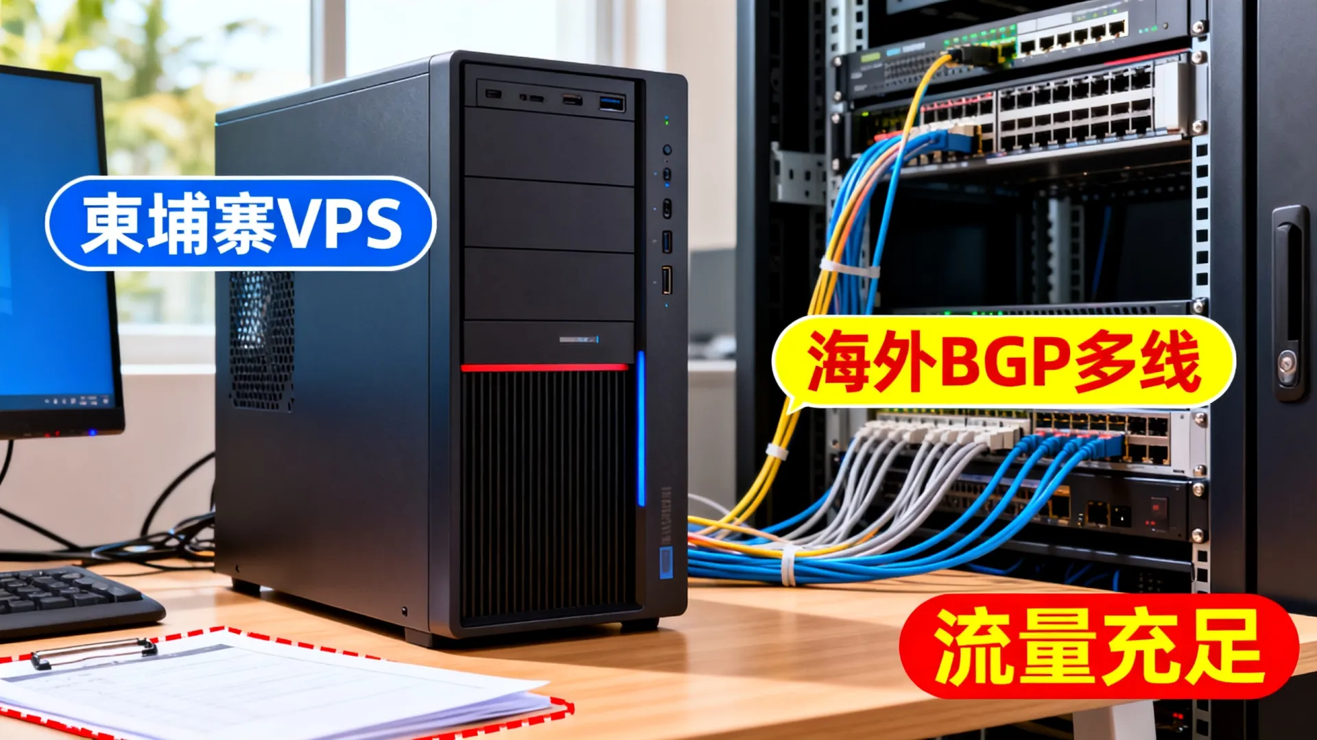 海外BGP多线 柬埔寨vps - Intel Xeon,流量用不完,免费赠送 (独家) 海外BGP多线 柬埔寨vps