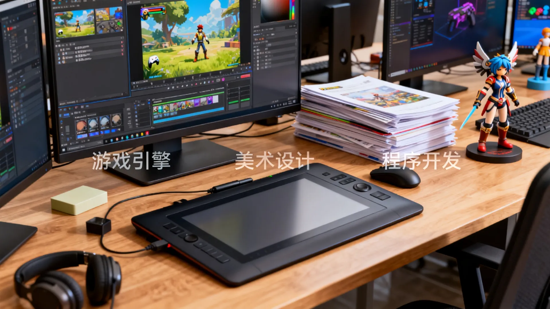 大型游戏制作需要什么条件