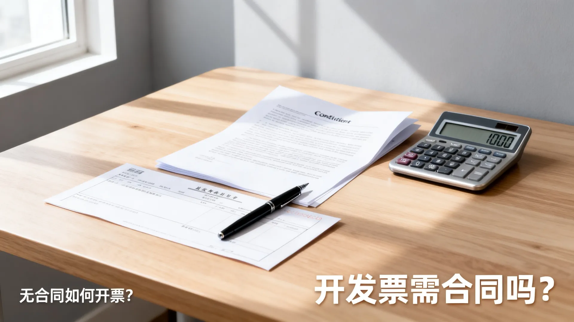 开发票需要合同 开发票需要合同