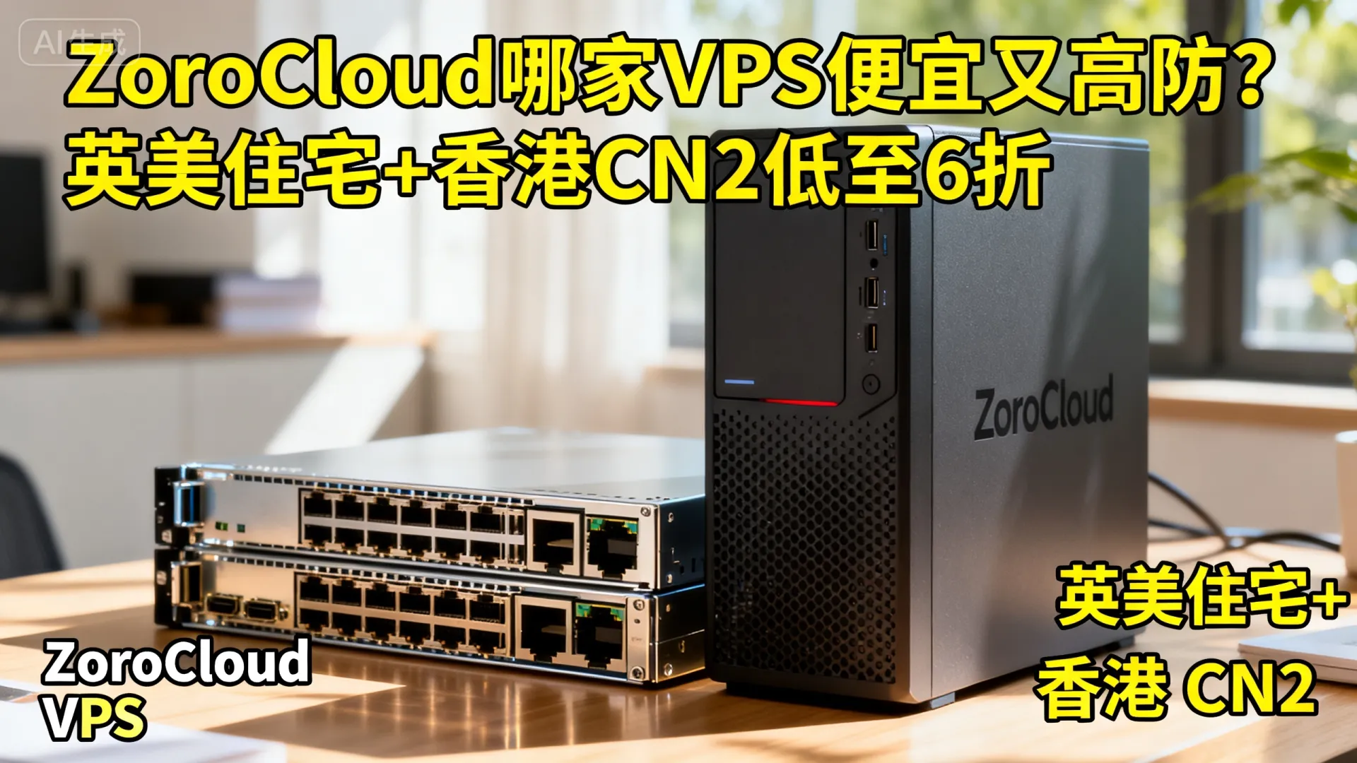 ZoroCloud哪家VPS便宜又高防?英美住宅+香港CN2低至6折 ZoroCloud哪家VPS便宜又高防?英美住宅+香港CN2低至6折