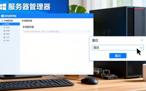 服务器重启功能在哪找？Windows Server服务器管理器操作指南