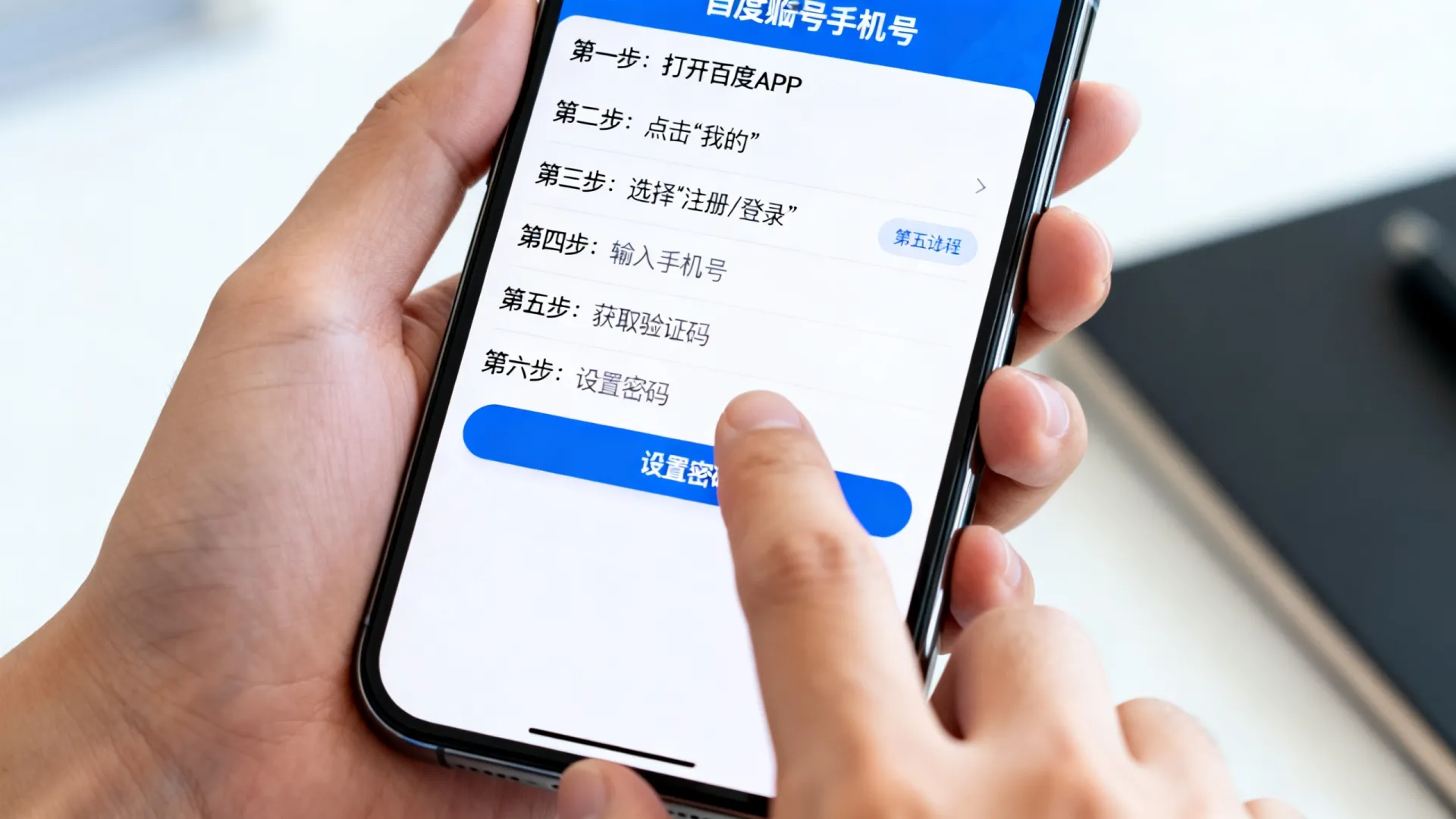 注册百度账号