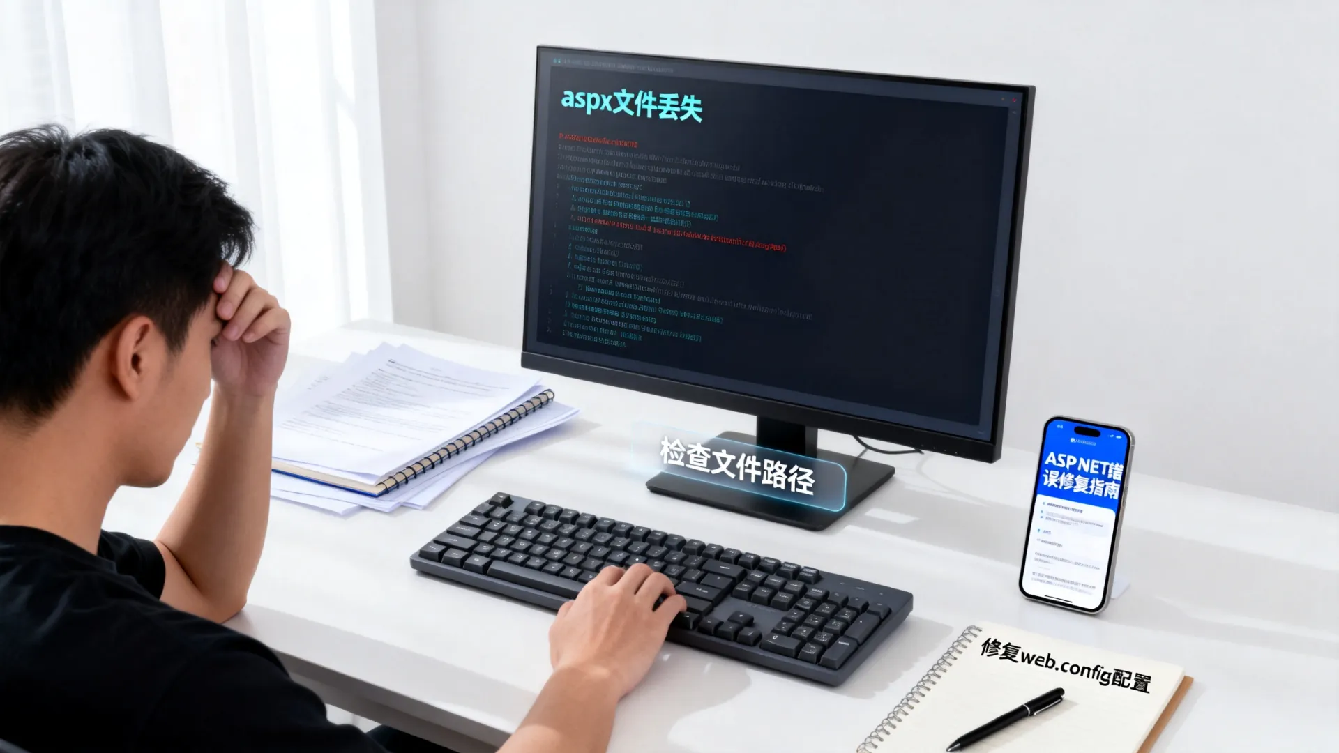 aspx文件丢失怎么办?快速修复ASP.NET错误指南 - 网站开发常见问题 aspx文件丢失怎么办?快速修复ASP.NET错误指南 - 网站开发常见问题