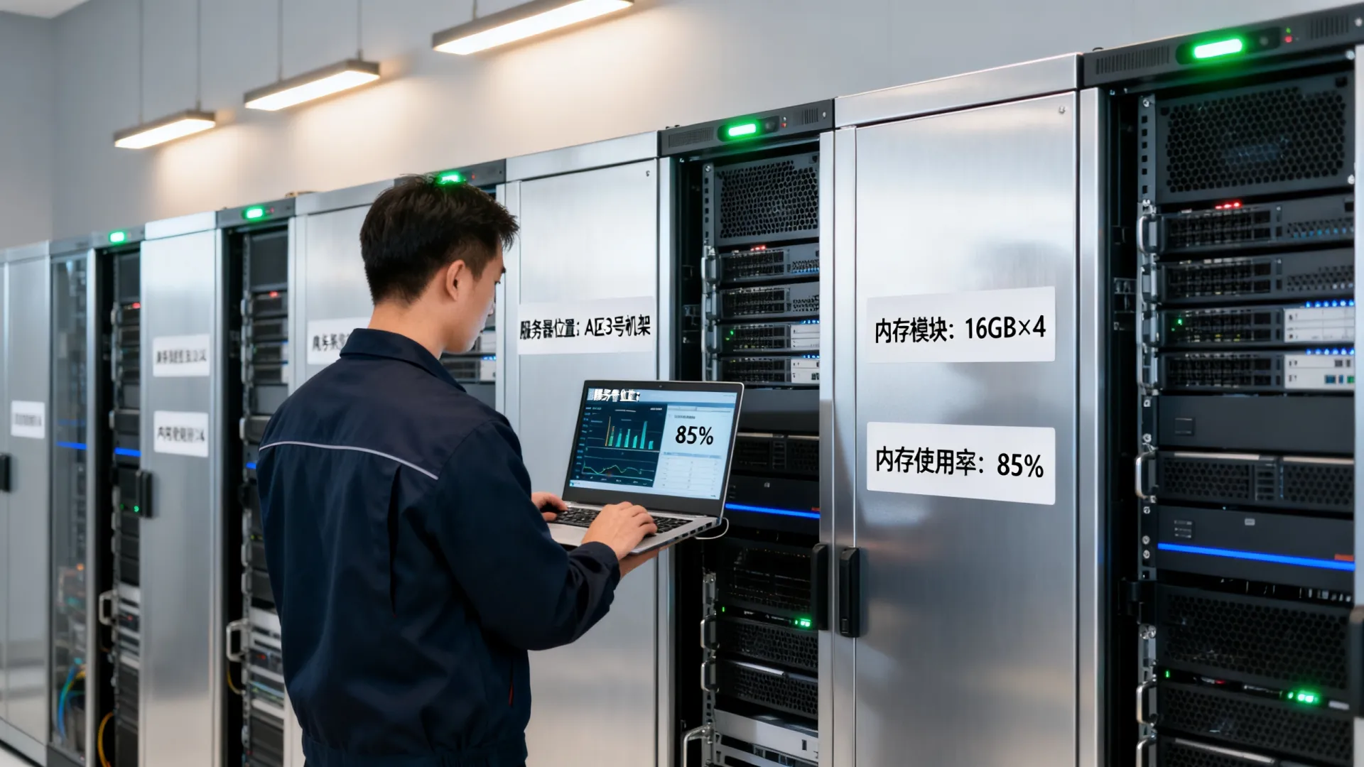 服务器在哪里怎么查看内存 服务器在哪里怎么查看内存