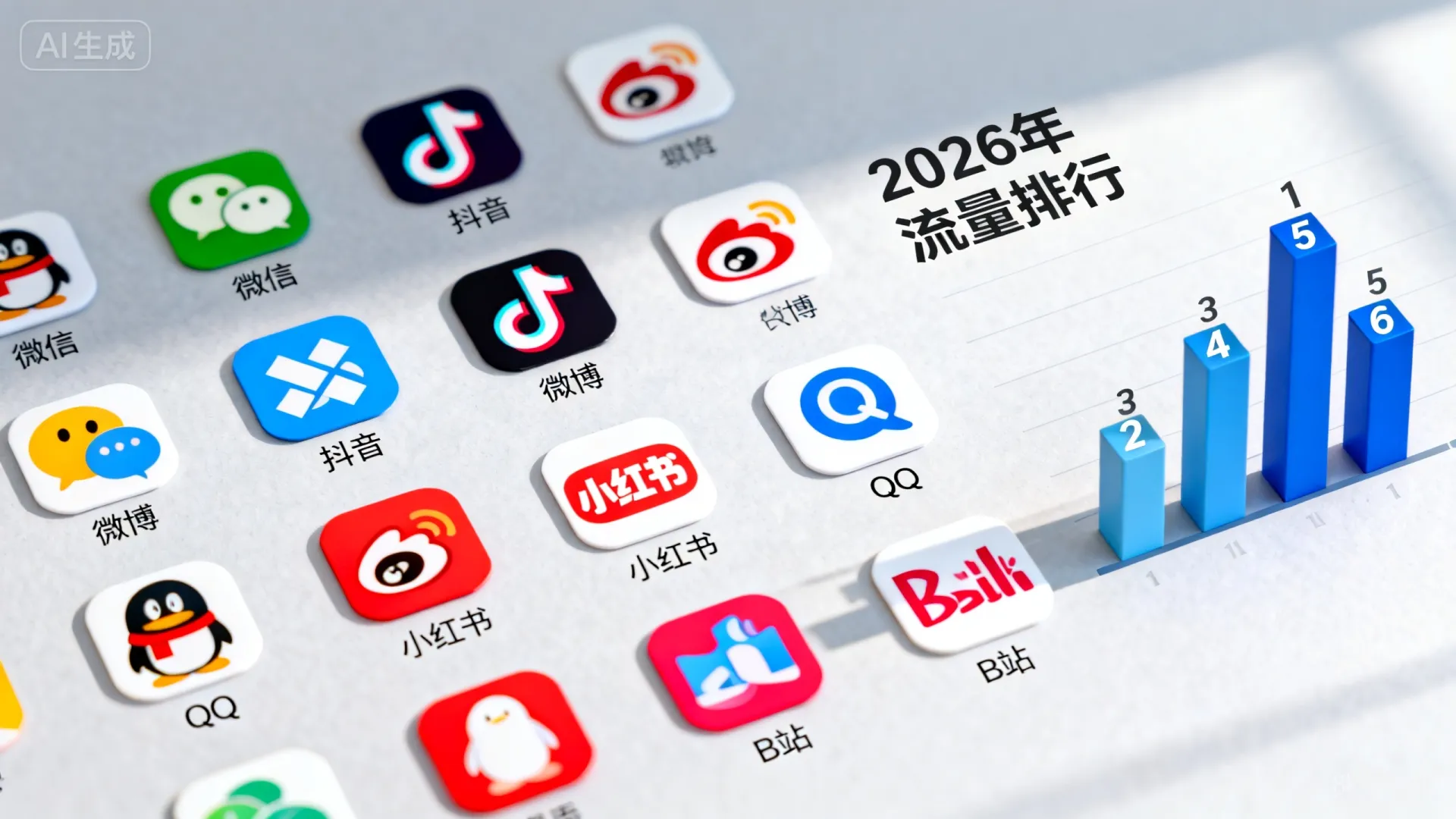 2026年热门社交平台流量排行