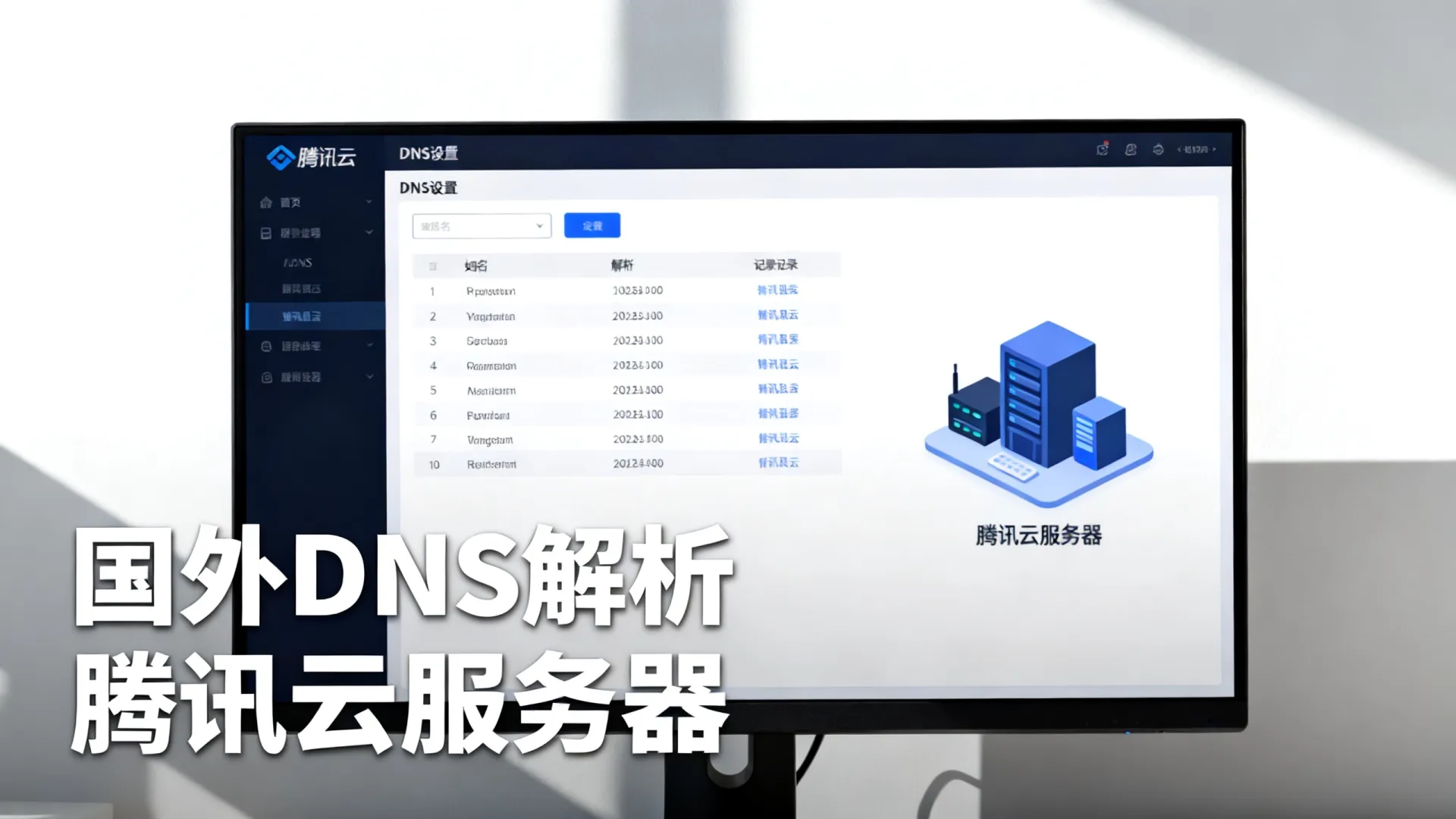 国外dns解析到腾讯云 国外dns解析到腾讯云