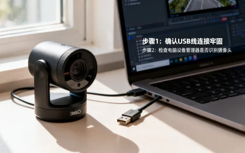 360监控摄像头怎么连接电脑，连接不上怎么办