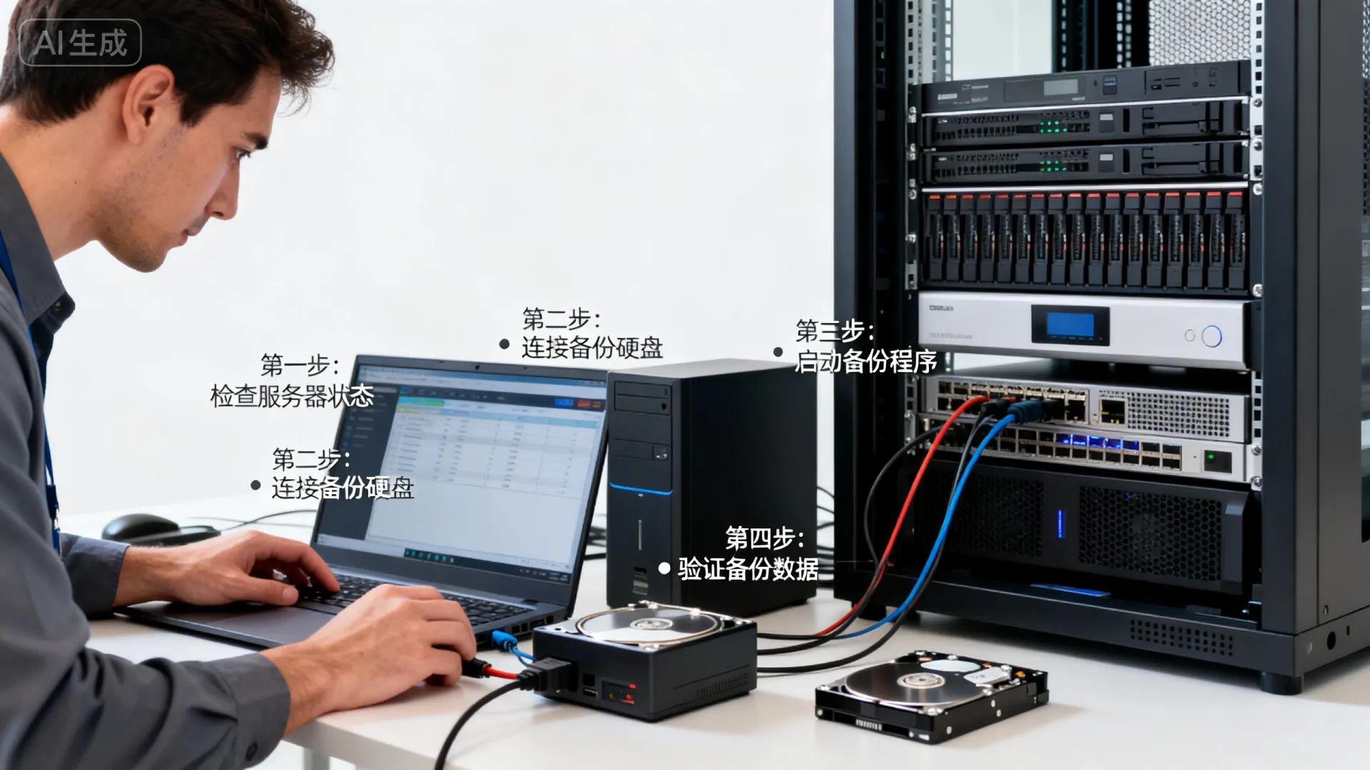 服务器硬盘备份怎么做?完整数据备份流程步骤指南 服务器硬盘备份怎么做?完整数据备份流程步骤指南
