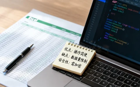 asp以Excel为数据库，这种做法的优缺点有哪些？安全性如何保障？