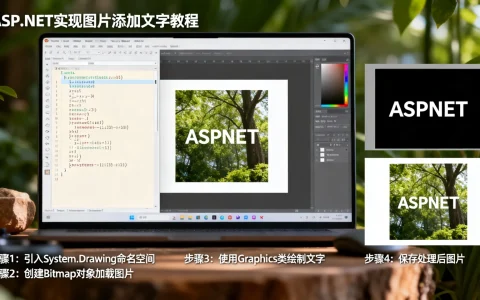 ASP.NET怎么实现图片添加文字？图文教程详解！