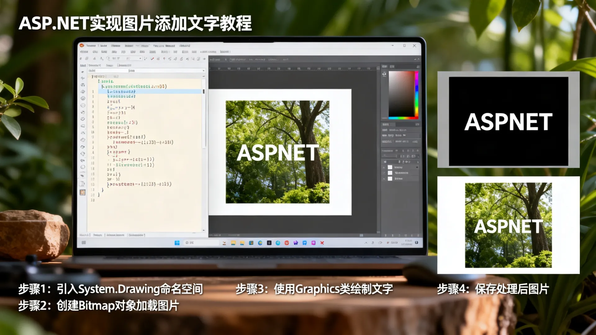 ASP.NET怎么实现图片添加文字?图文教程详解! ASP.NET怎么实现图片添加文字?图文教程详解!