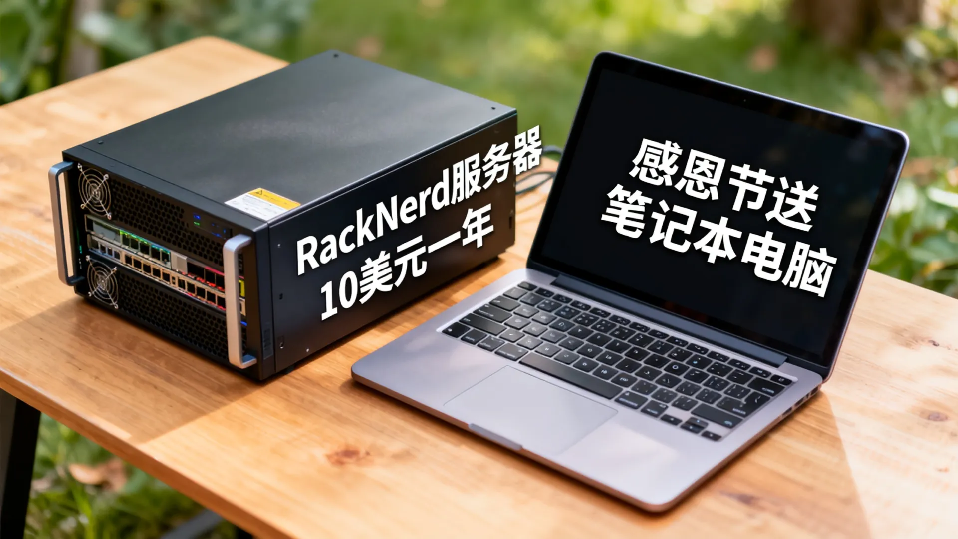 限时优惠 RackNerd感恩节赠送笔记本电脑