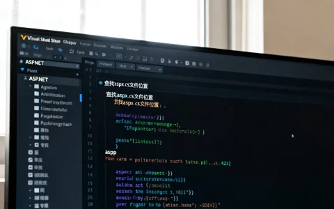 ASP.NET中aspx.cs文件的位置如何查找？