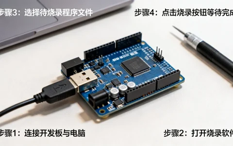 开发板怎么烧录程序，新手详细操作步骤图解