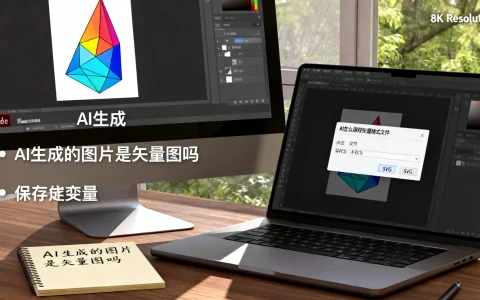 AI生成的图片是矢量图吗，AI怎么保存矢量格式文件