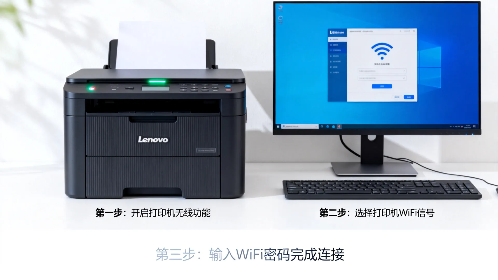 lenovo打印机连接电脑教程 lenovo打印机连接电脑教程