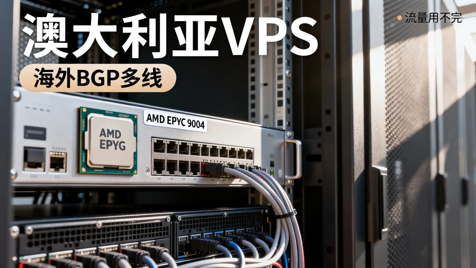 海外BGP多线 澳大利亚VPS - AMD EPYC 9004,流量用不完 海外BGP多线 澳大利亚VPS