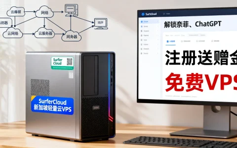 SurferCloud新加坡轻量云VPS真的能解锁奈菲、ChatGPT？注册送赠金免费VPS靠谱吗？