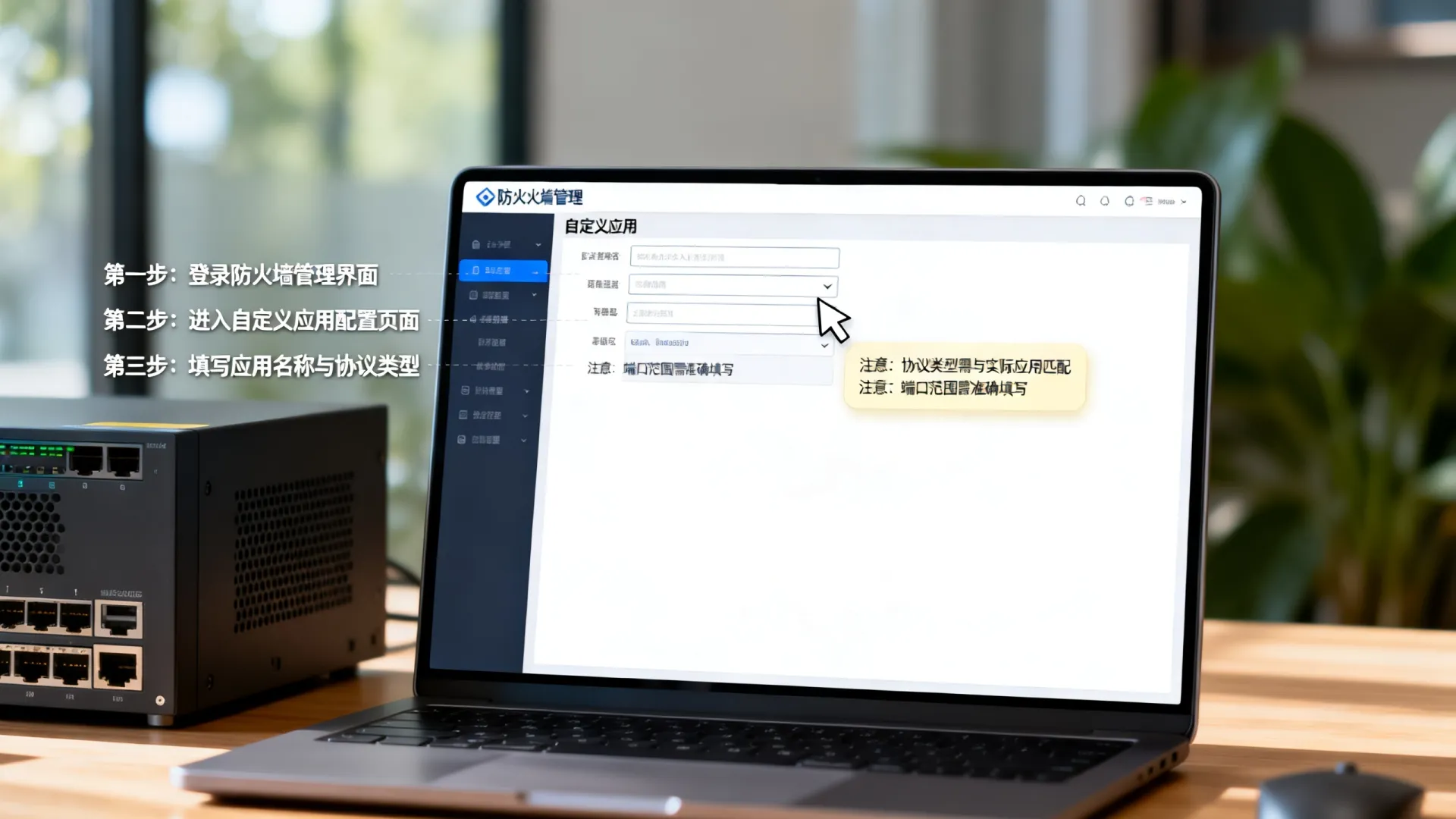 防火墙新建自定义应用 防火墙新建自定义应用