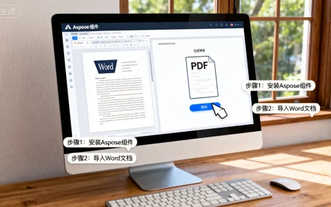 如何用Aspose组件实现Word转PDF？高效转换方法分享