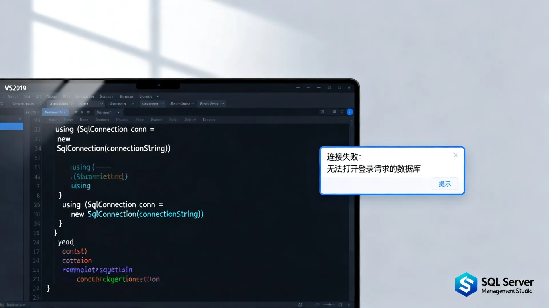 ASP.NET连接数据库失败？VS2019 SQLConnection报错解决方案