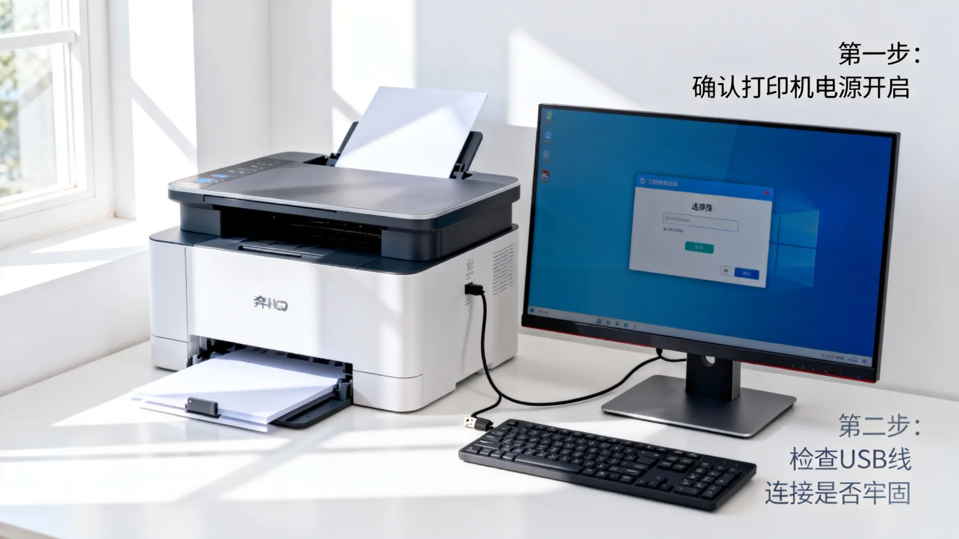 奔图打印机连接电脑 奔图打印机连接电脑