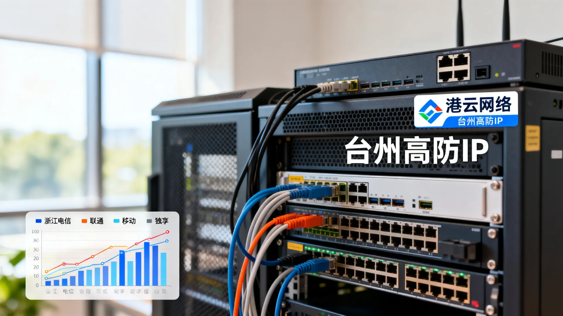 港云网络高防电信,联通,移动独享浙江-台州 港云网络高防电信